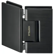 shower door hinge, for glass-glass connections, 135° glass front