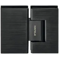 shower door hinge, for glass-glass connections, 180° glass front