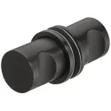 Shower door knob, Round