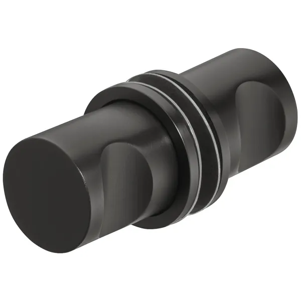 Rankenėlė dušo durims apvali Ø32mm, juoda