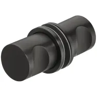 Rankenėlė dušo durims apvali Ø32mm, juoda
