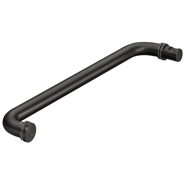Rankena dušo durims apvali Ø32mm, L475mm, juoda