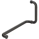 Rankena dušo durims apvali L525mm, H325mm, juoda