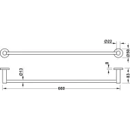 Towel rail, Round