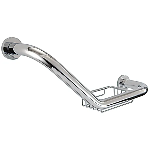 Rankena vonios zonai su muiline L430mm, chromas