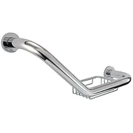 Grab rail, Classic series, with soap basket