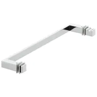 Rankena dušo durims kvadratinė 32x32mm, L525mm, nerūdijančio plieno spalva