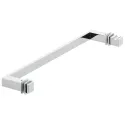 Shower door handle and knob, Square