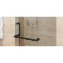 Rankena dušo durims kvadratinė L525mm, H325mm, nerūdijančio plieno spalva