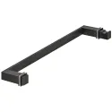 Rankena dušo durims kvadratinė 32x32mm, L475mm, juoda