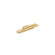 Knob SKYLINE L14mm H14mm P80mm black polished brass