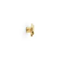 Knob SKYLINE L14mm H14mm P80mm black polished brass