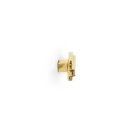 Knob SKYLINE L14mm H14mm P80mm black polished brass