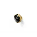 Knob TIFFANY MARBLE Ø42mm H40mm polished brass/marble
