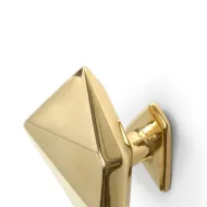Handle KARAT L31mm H17mm P17mmpolished brass 