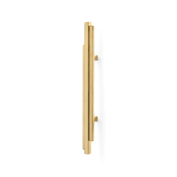 Handle SKYLINE CC140mm L300mm H32mm P28mm polished brass 
