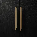 Handle SKYLINE CC140mm L300mm H32mm P28mm polished brass 