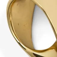 Handle INFINITY CC20mm L80mm H24mm polished brass 