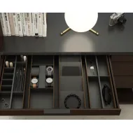 Kilimėlis minkštas L472mm, H2,5mm, 12m dirbtinė oda, antracitas