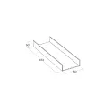 Universal tray W472mm oak MODUL