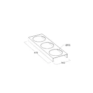 Jar insert L472mm nut MODUL