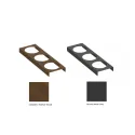 Jar insert L472mm dark brown metallic MODUL