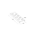Spice jar insert L472mm dark brown metallic MODUL