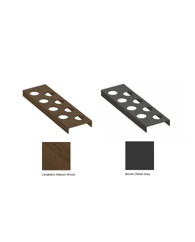 Spice jar insert L472mm dark brown metallic MODUL