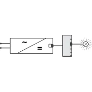 Plėtiklis LED šviestuvams 12V 6 jungčių laidas L80mm, Loox5