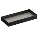 Stalčius su aliuminio fasadu MODUS H140mm, G448/488mm, P600-899mm, tamsi ruda metallic