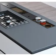 Kanalas įleidžiamas su 2 dangteliais P2200mm, tamsiai rudai metallic MODUL