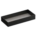 Drawer with aluminium front MODUS H172mm, D448/488mm, W900-1199mm, dark brown metallic