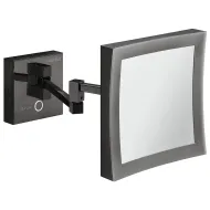 Vanity mirror, With 5x magnification, Square