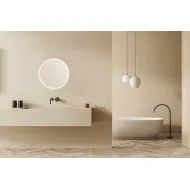 Veidrodis su LED apšvietimu apvalus, 24W, Ø800mm, MultiWhite 3100-7000K