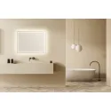 Veidrodis su LED apšvietimu stačiakampis, šildomas, 59W, 1200x900mm, MultiWhite 3100-7000K