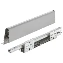 Drawer side runner system, Häfele Matrix Box S35, drawer side height L84mm, load bearing capacity 35kg