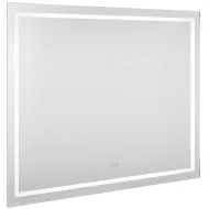 Veidrodis su LED apšvietimu stačiakampis, šildomas, 59W, 1200x900mm, MultiWhite 3100-7000K