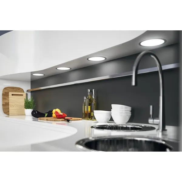 Recess mounted light, Häfele Loox LED 3022 24V drill hole Ø180mm