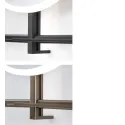 Veidrodis LED apšvietimu IO-S, apvalus, Ø600mm, 220V/65W tamsi bronza