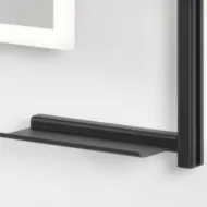 Veidrodis LED apšvietimu IO-D, stačiakampis, 800x600mm, 220V/75W juoda