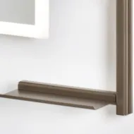 Mirror with LED light IO-D 800x600mm 220V/75W dark bronze