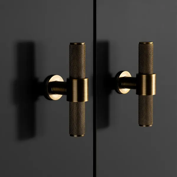 Knob Belgravia T L82mm polished nickel 
