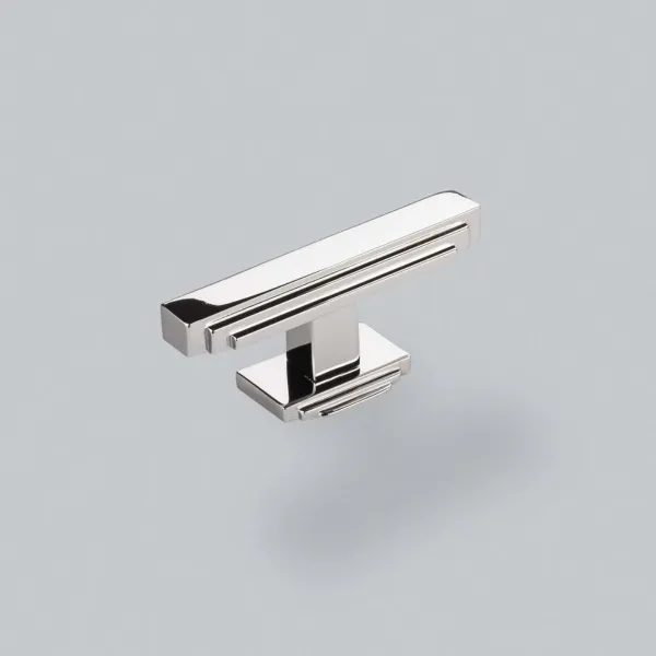 Knob Fitzrovia T L82mm polished nickel
