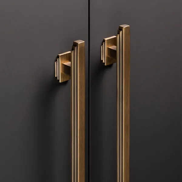 Handle Fitzrovia CC160mm L240mm polished bronze 