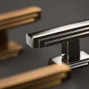 Handle Fitzrovia CC160mm L240mm polished nickel 