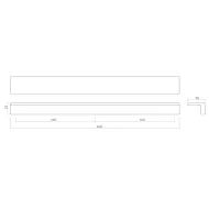 Rankenėlė Geddes CC320mm, L340mm, žalvaris