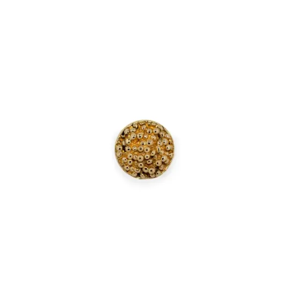 Rankenėlė vieno taško CAVIAR Ø40mm, H28mm, poliruotas žalvaris