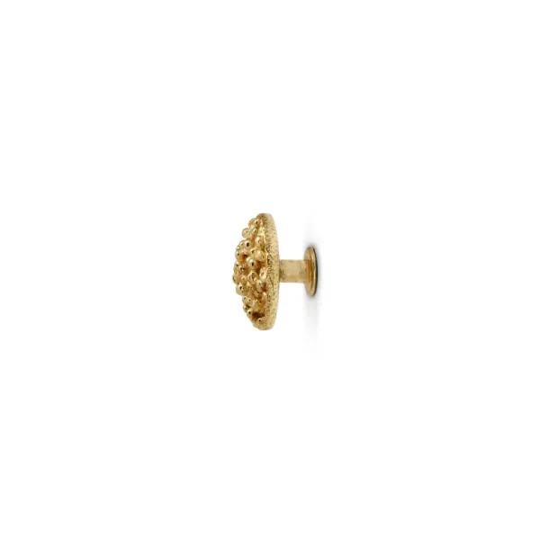 Knob CAVIAR Ø40mm H28mm polished brass 