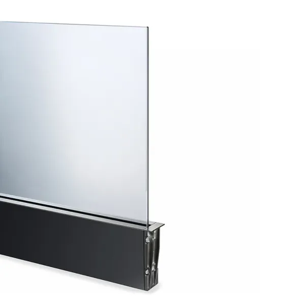 Laikiklis stiklo panelės L500mm, juoda