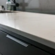 Rankenėlė CURVE CC128mm, L200mm, aliuminis matinė juoda